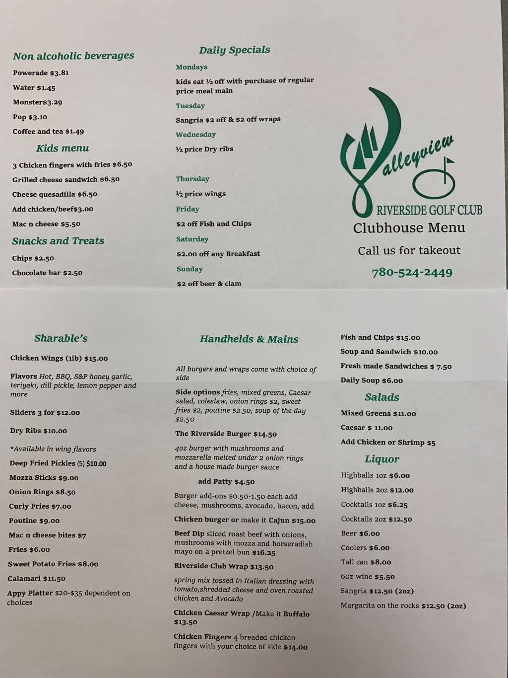 New Menu!!! Come on in and relax! Order some good eats and have a&nbsp;drink!!